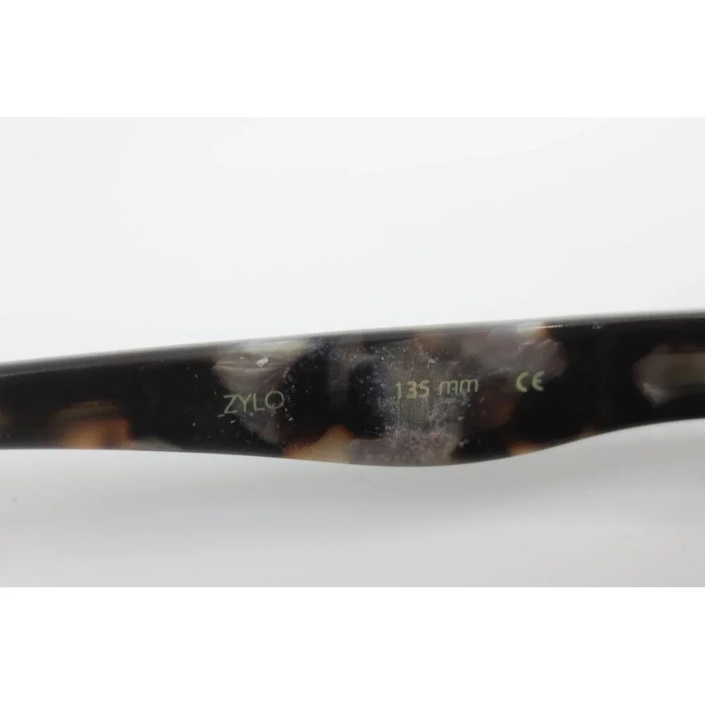 Via Spiga Porzia 500 Eyeglasses Black Tortoise Semi-Rimless Frames 52-16-135